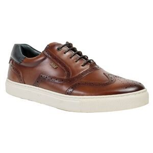 POD Mens Dobbs Leather Brogues / Tan